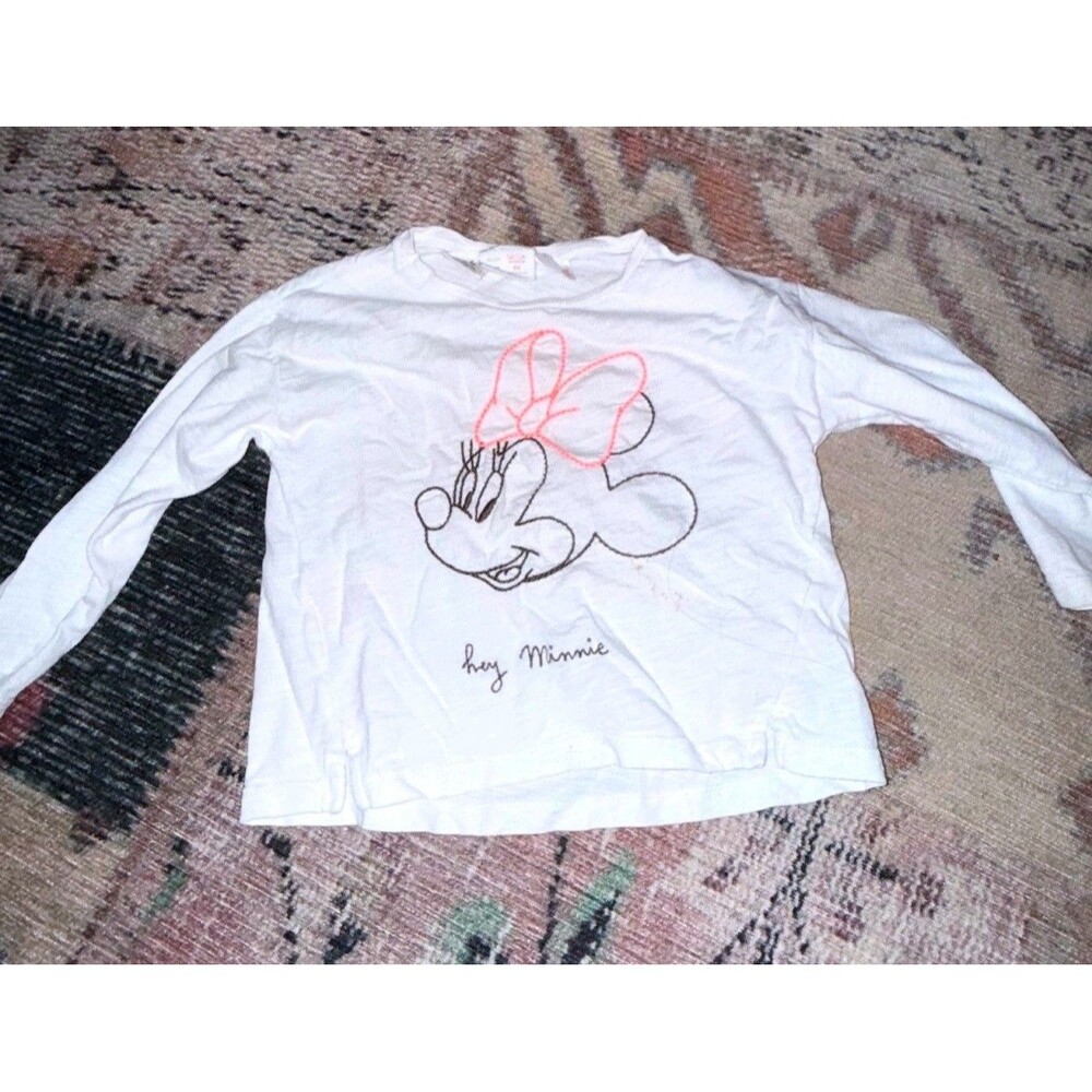 Minnie Mouse Disney shirt size 12-16 months